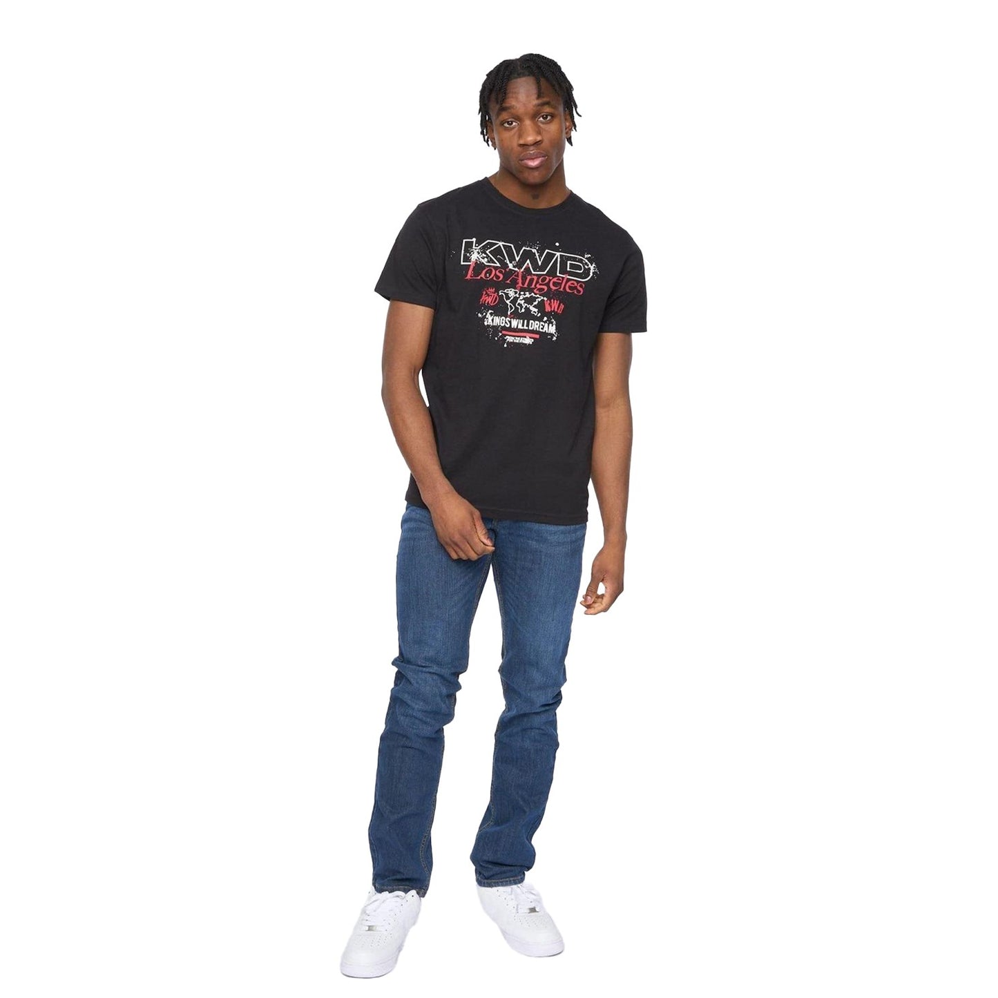 Black - Lifestyle - Kings Will Dream Mens Mapped T-Shirt