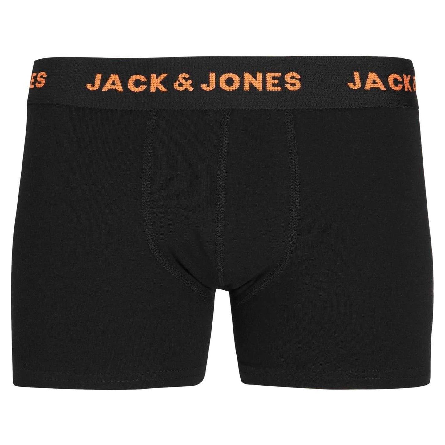 Black - Pack Shot - Jack And Jones Childrens-Kids Basic Boxer Briefs (Pack of 7)