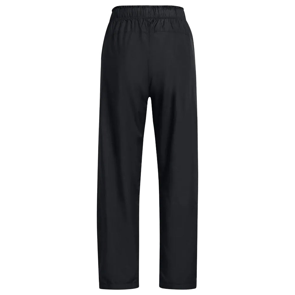 Black - Back - Under Armour Womens-Ladies Vanish Elite Woven Oversized Jogging Bottoms