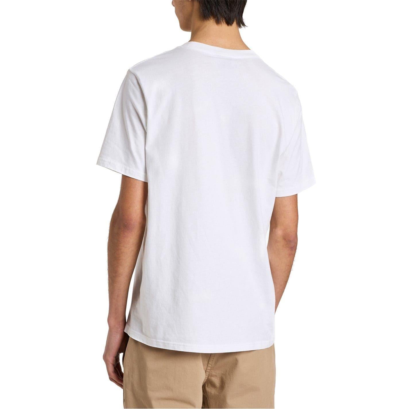 White - Close up - Paul Smith Mens Embroidered Motif Cotton T-Shirt