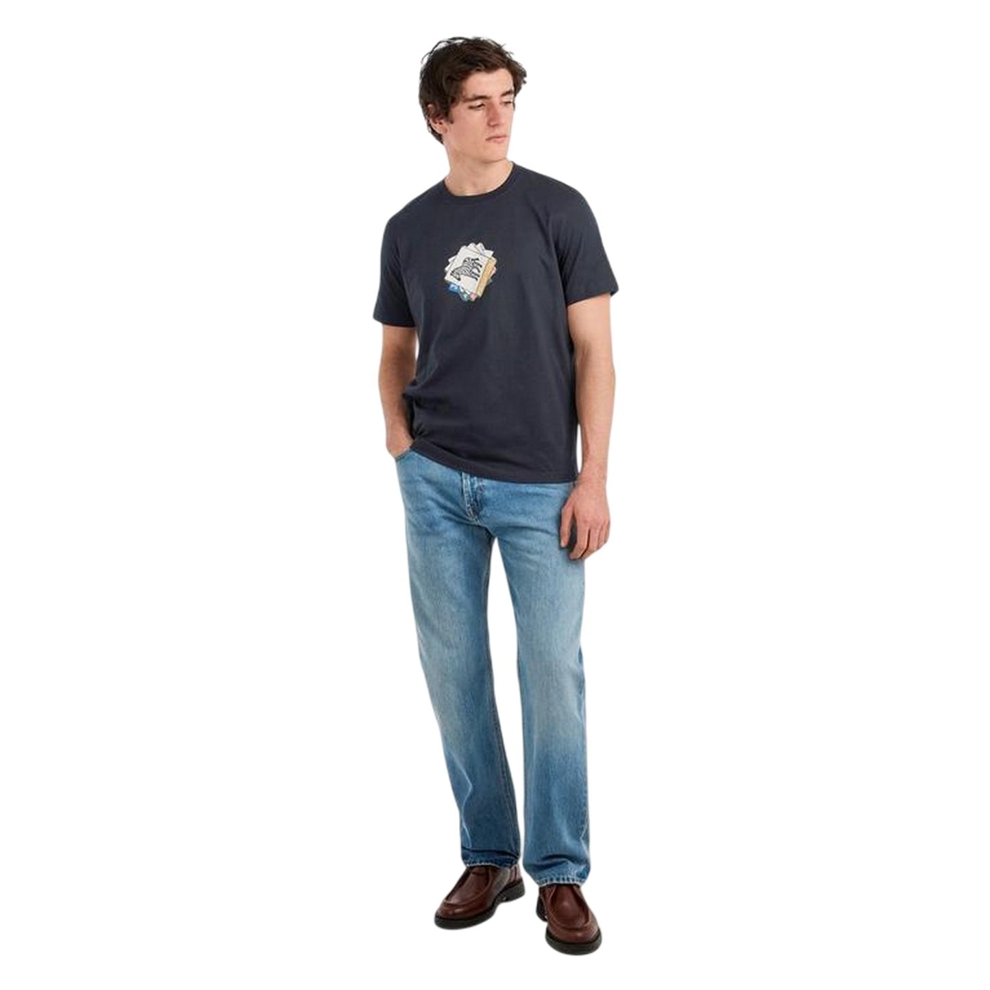 Blue - Lifestyle - Paul Smith Mens Graphic Print Jersey T-Shirt