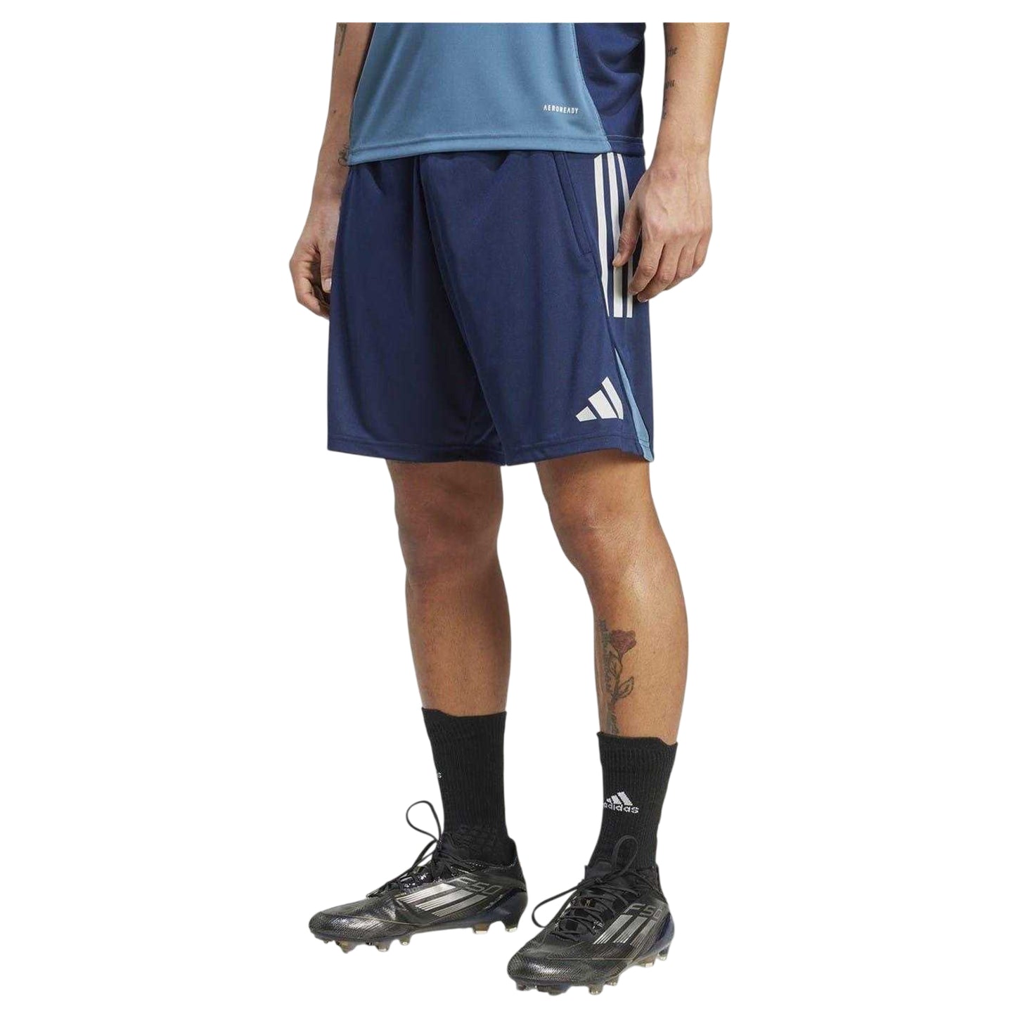 Blue - Side - Adidas Mens 25-26 Arsenal FC Shorts