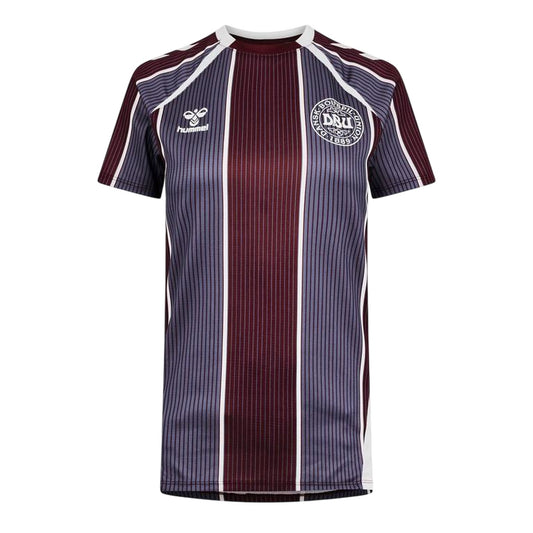 Multicoloured - Front - Hummel Womens-Ladies 2025 Denmark Football Shirt