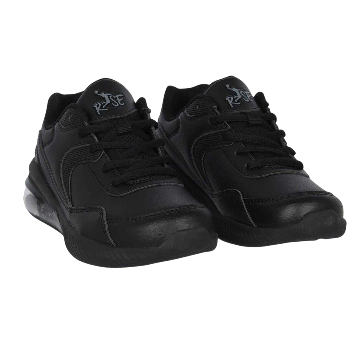 Black - Pack Shot - Rise Childrens-Kids Dispatch Basketball Shoes