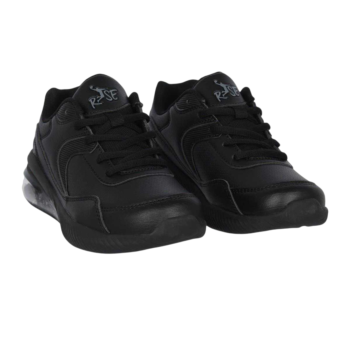 Black - Pack Shot - Rise Childrens-Kids Dispatch Basketball Shoes