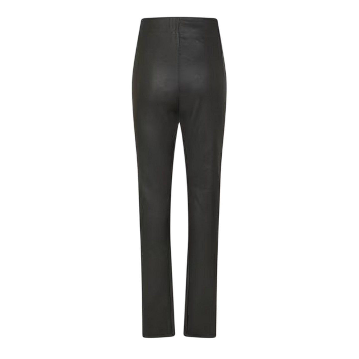 Black - Back - Vila Womens-Ladies Coated Trousers