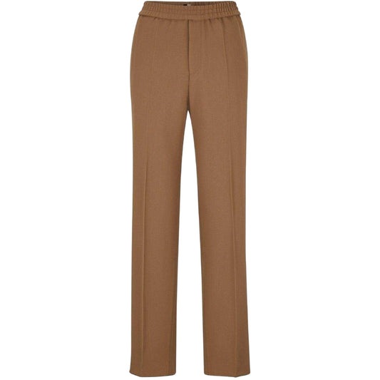 Medium Beige - Front - Boss Unisex Adult Kris 224 Trousers