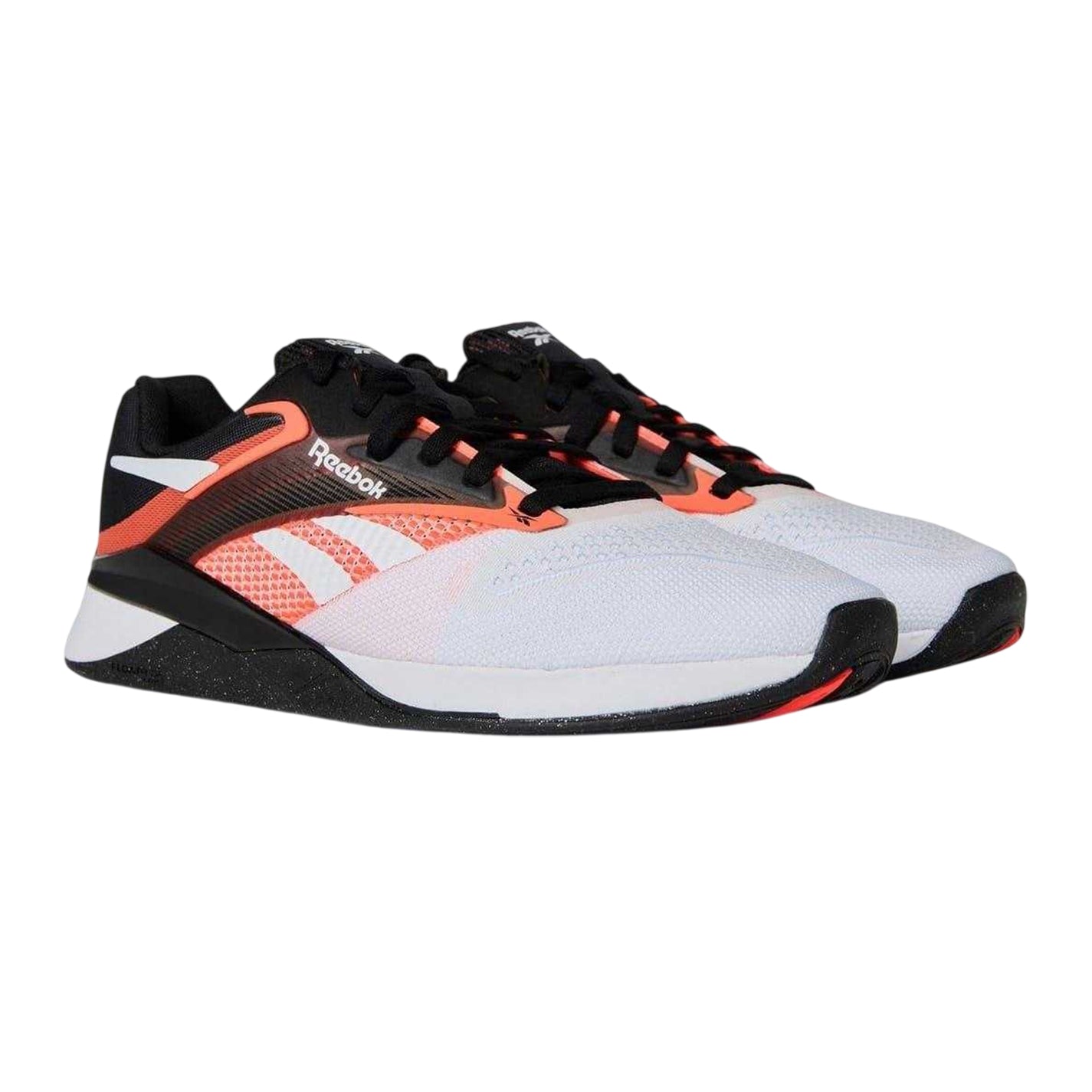 White-Orange-Black - Lifestyle - Reebok Womens-Ladies Nano X4 Shoes