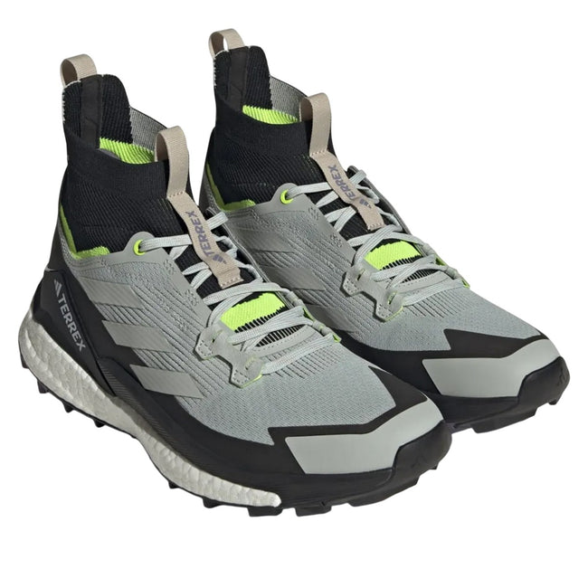 Silver - Front - Adidas Mens Terrex Free Hiker 2.0 Hiking Shoes