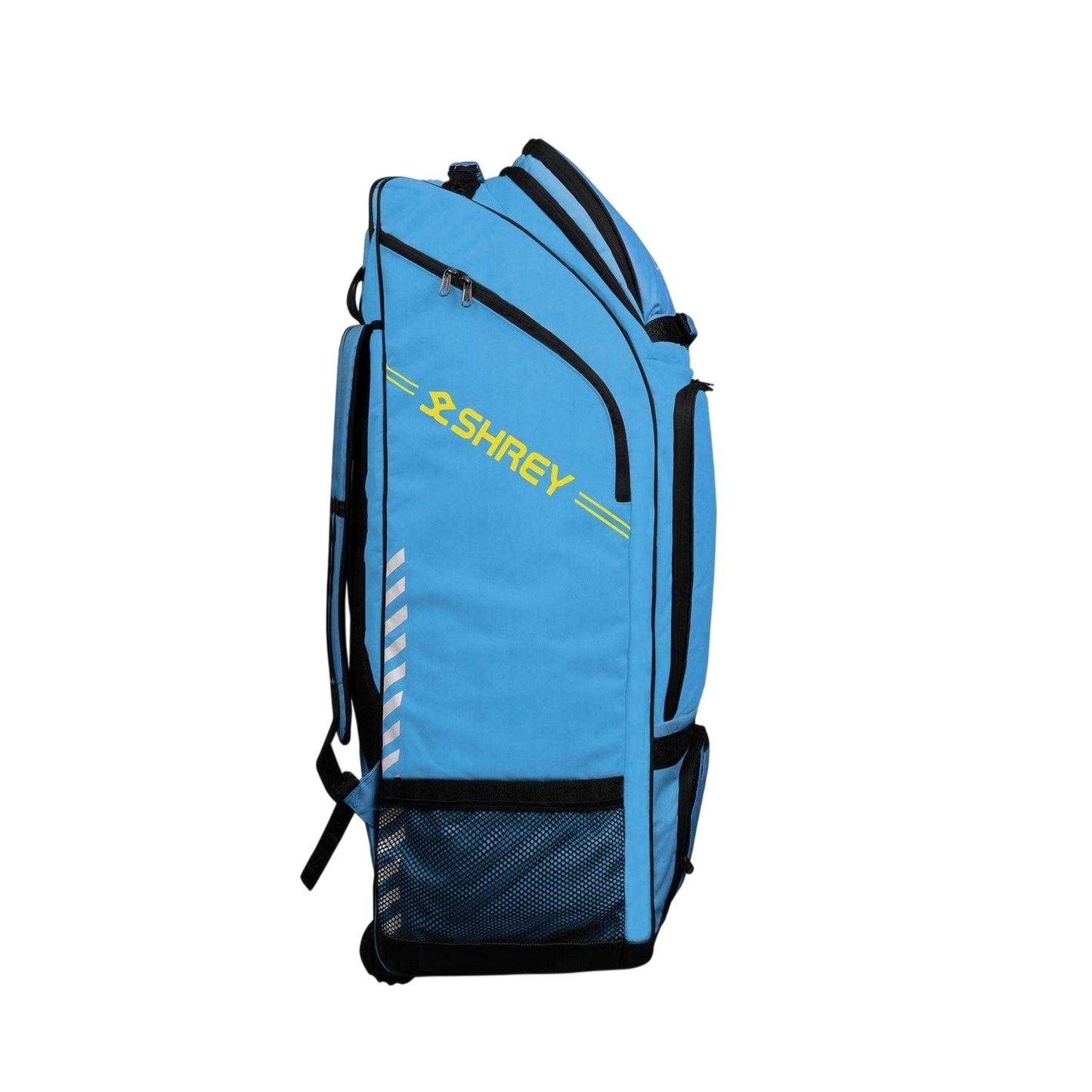 Brittany Blue - Side - Shrey Cricket 80L Wheelie Duffle Bag