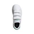 White - Side - Adidas Childrens-Kids Court Trainers
