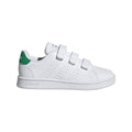 White - Front - Adidas Childrens-Kids Court Trainers