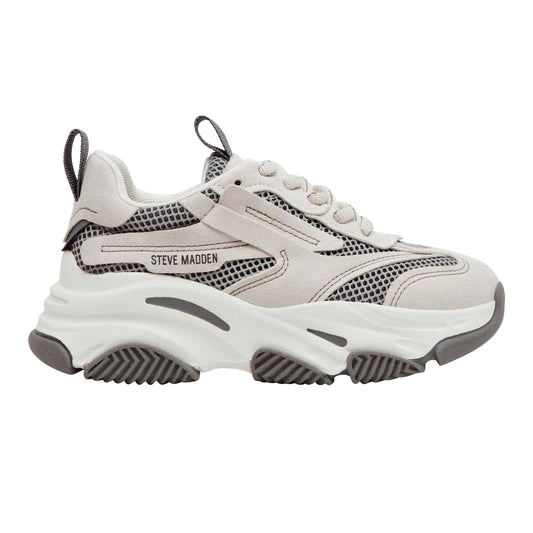 Bone - Front - Steve Madden Girls Possession Trainers