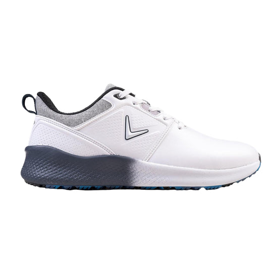 White-Blue - Front - Callaway Mens Peak Low Golf Trainers