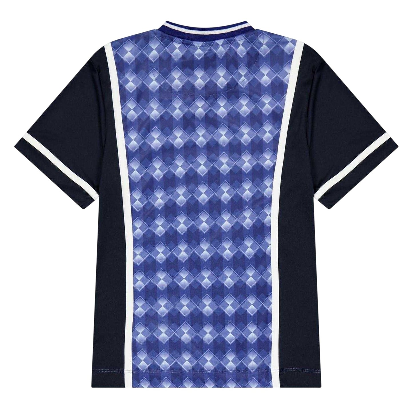 Now Blue - Back - Lyle & Scott Childrens-Kids 1874 Argyle V Neck T-Shirt