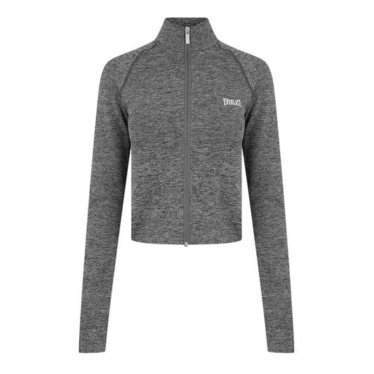 Charcoal Marl Marl - Front - Everlast Womens-Ladies Seamless Slim T-Shirt