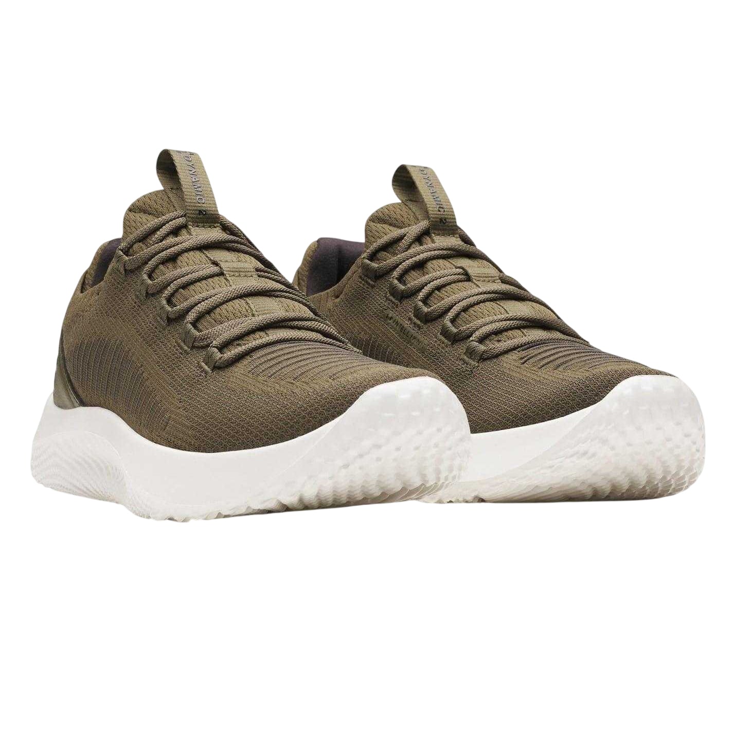 Green - Back - Under Armour Mens Dynamic IntelliKnit Trainers