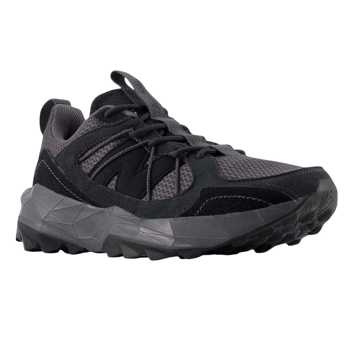 Black - Pack Shot - New Balance Womens-Ladies Tektrel Geometric Trainers