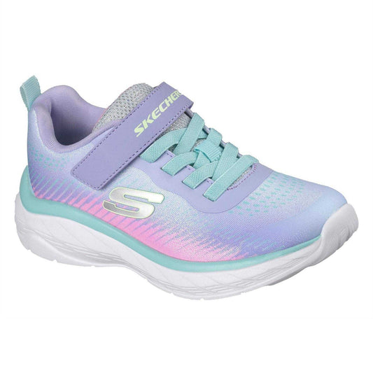 Lavender-Multicoloured - Front - Skechers Girls Boundless Ombre Mesh Trainers