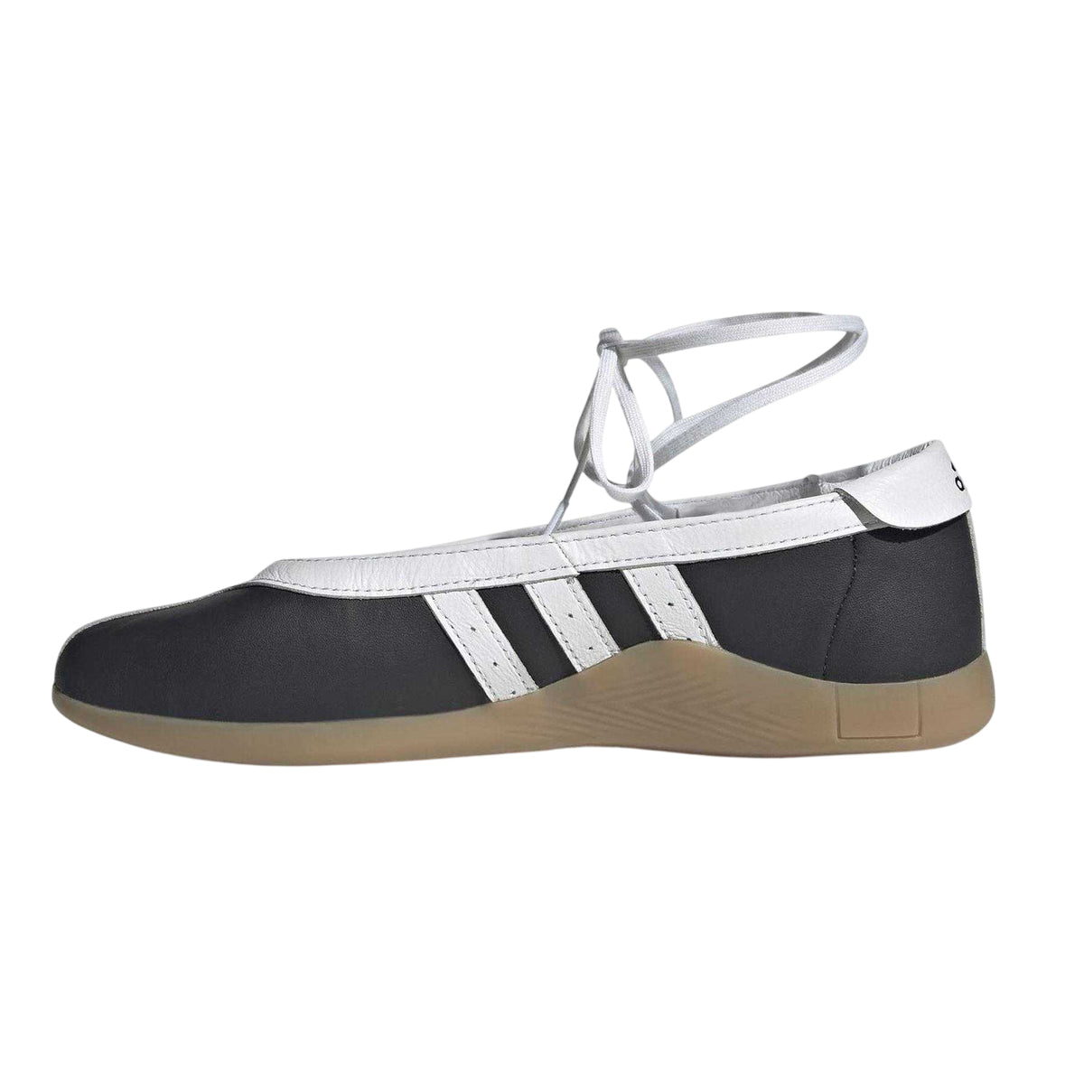 Black-White - Side - Adidas Womens-Ladies Taekwondo Flat Trainers