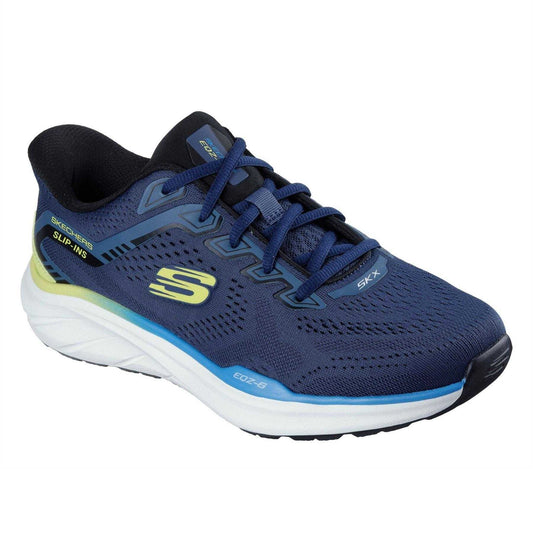 Navy-Multicoloured - Front - Skechers Mens Equalizer 5.0 Slip-In Trainers