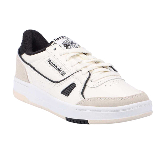 White - Front - Reebok Mens Suede Court Trainers