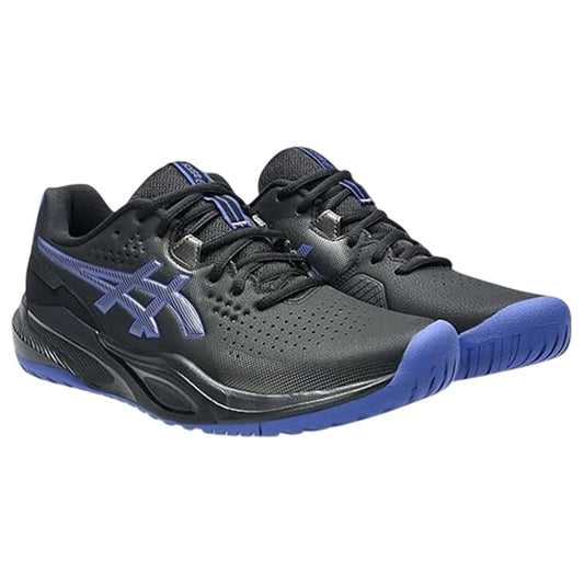 Black-Dark Cobalt - Front - Asics Mens Challenger 15 Tennis Shoes