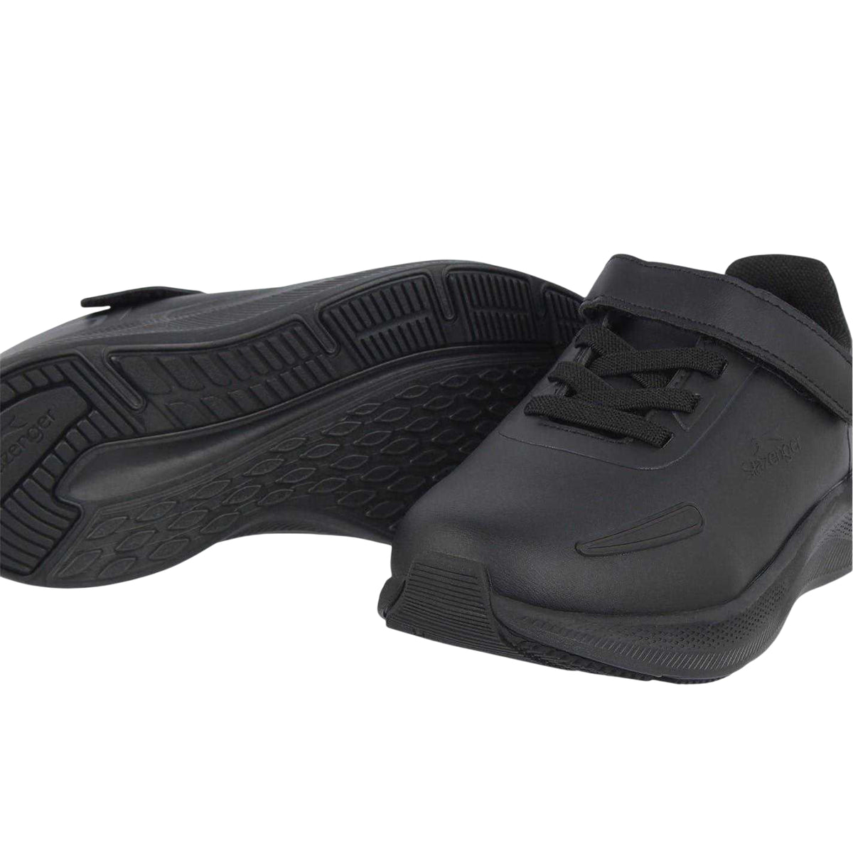 Black - Lifestyle - Slazenger Childrens-Kids Assent Breathable Trainers