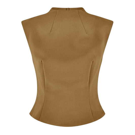 Olive - Front - Odd Muse Womens-Ladies The Ultimate Top