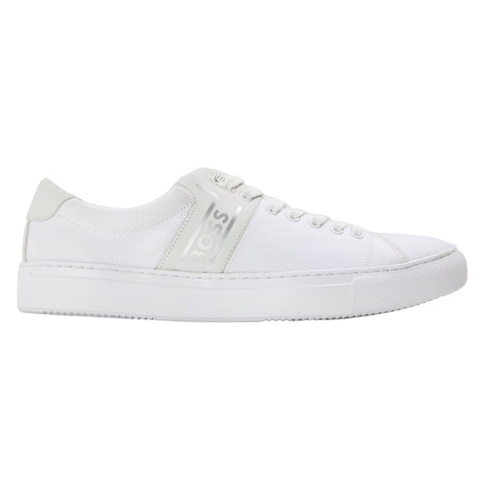 White - Front - Boss Mens Enlight Tenn Trainers