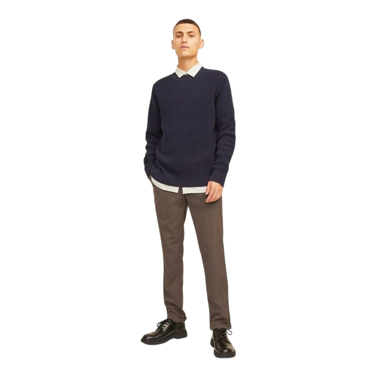 Falcon - Side - Jack And Jones Mens Connor Roll Up Slim Chinos