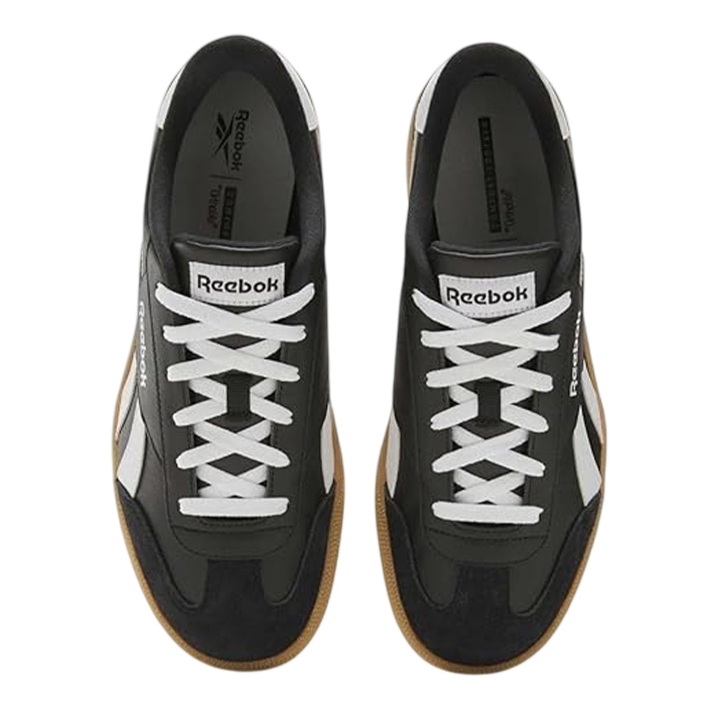 Black-White - Lifestyle - Reebok Mens Smash Edge Leather Trainers