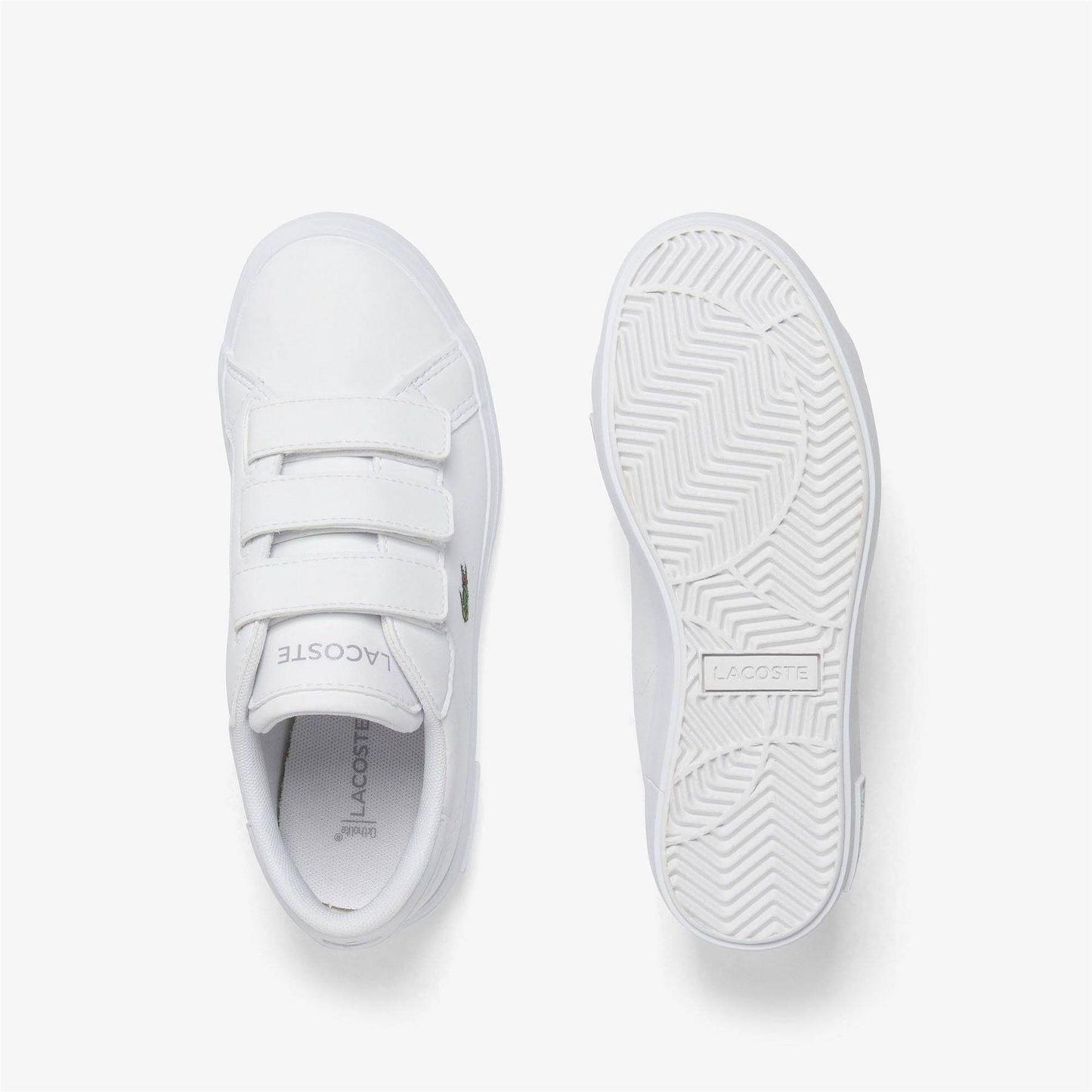 White - Lifestyle - Lacoste Childrens-Kids Powercourt Trainers