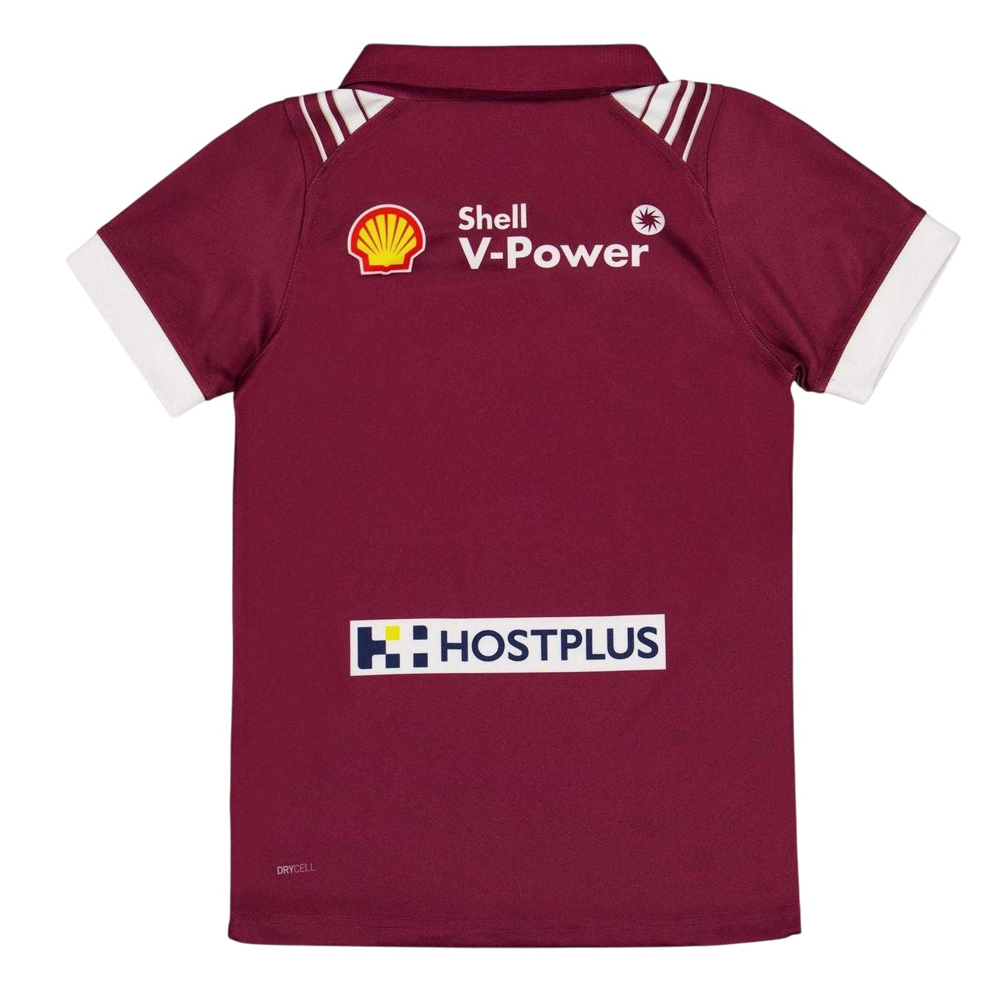 Burgundy-White - Back - Puma Childrens-Kids International Football Shirt