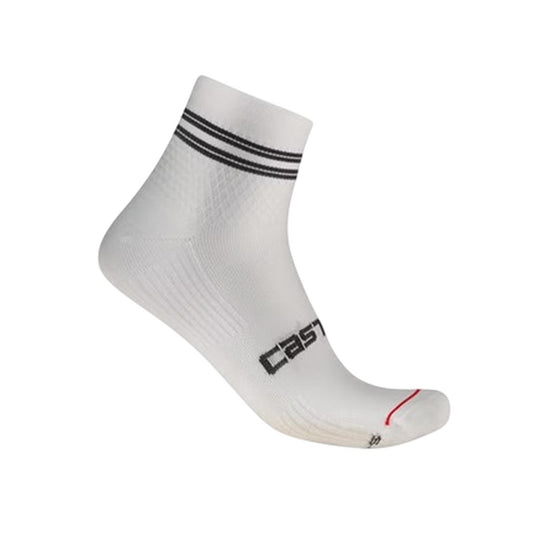 White - Front - Castelli Womens-Ladies Anima 7 Socks