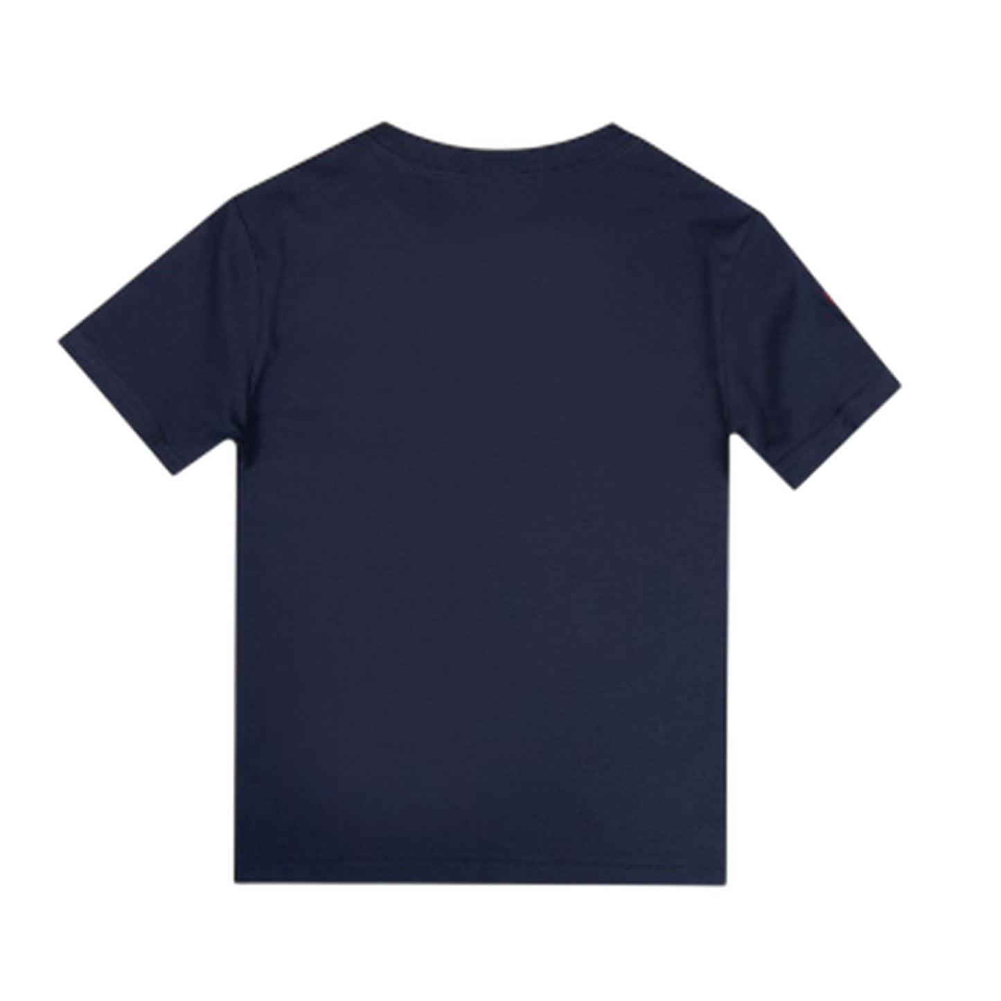 Navy Blue - Back - Ralph Lauren Childrens-Kids Embroidered Logo Crew Neck T-Shirt