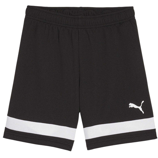Black - Front - Puma Childrens-Kids Logo Football Shorts