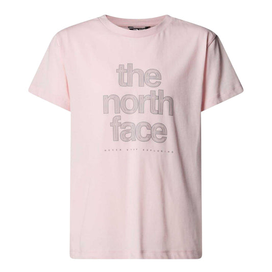 Blossom - Front - The North Face Childrens-Kids Logo Reflective Regular T-Shirt