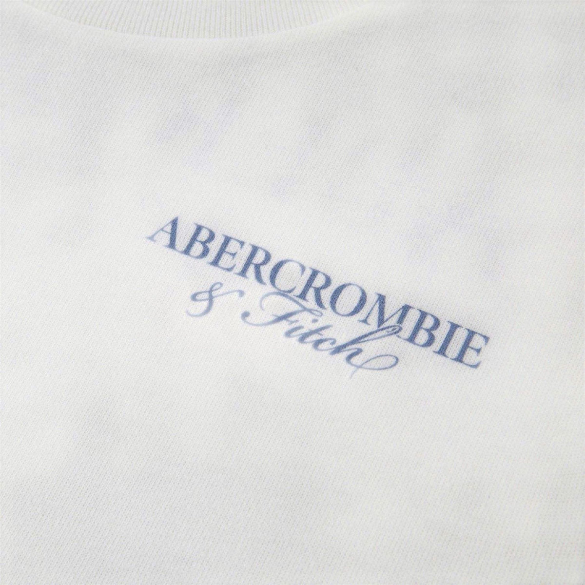 White - Side - Abercrombie & Fitch Childrens-Kids Back Print T-Shirt