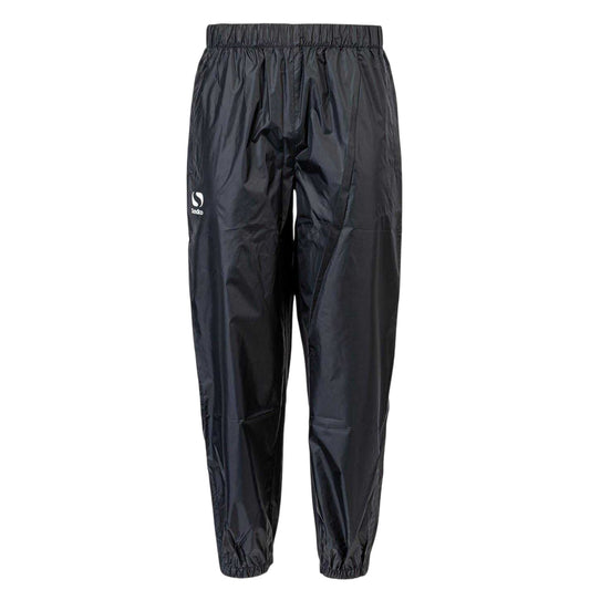 Black - Front - Sondico Mens Polyester Logo Rain Trousers