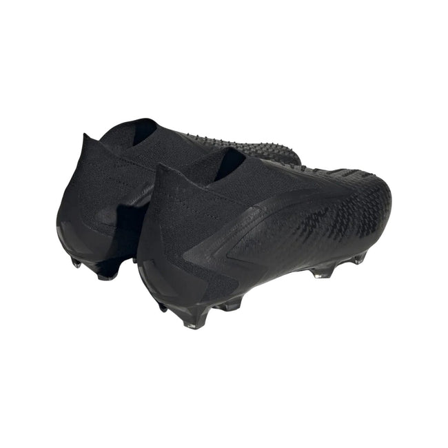 Black-White - Back - Adidas Mens Predator Accuracy+ Firm Ground Football Boots