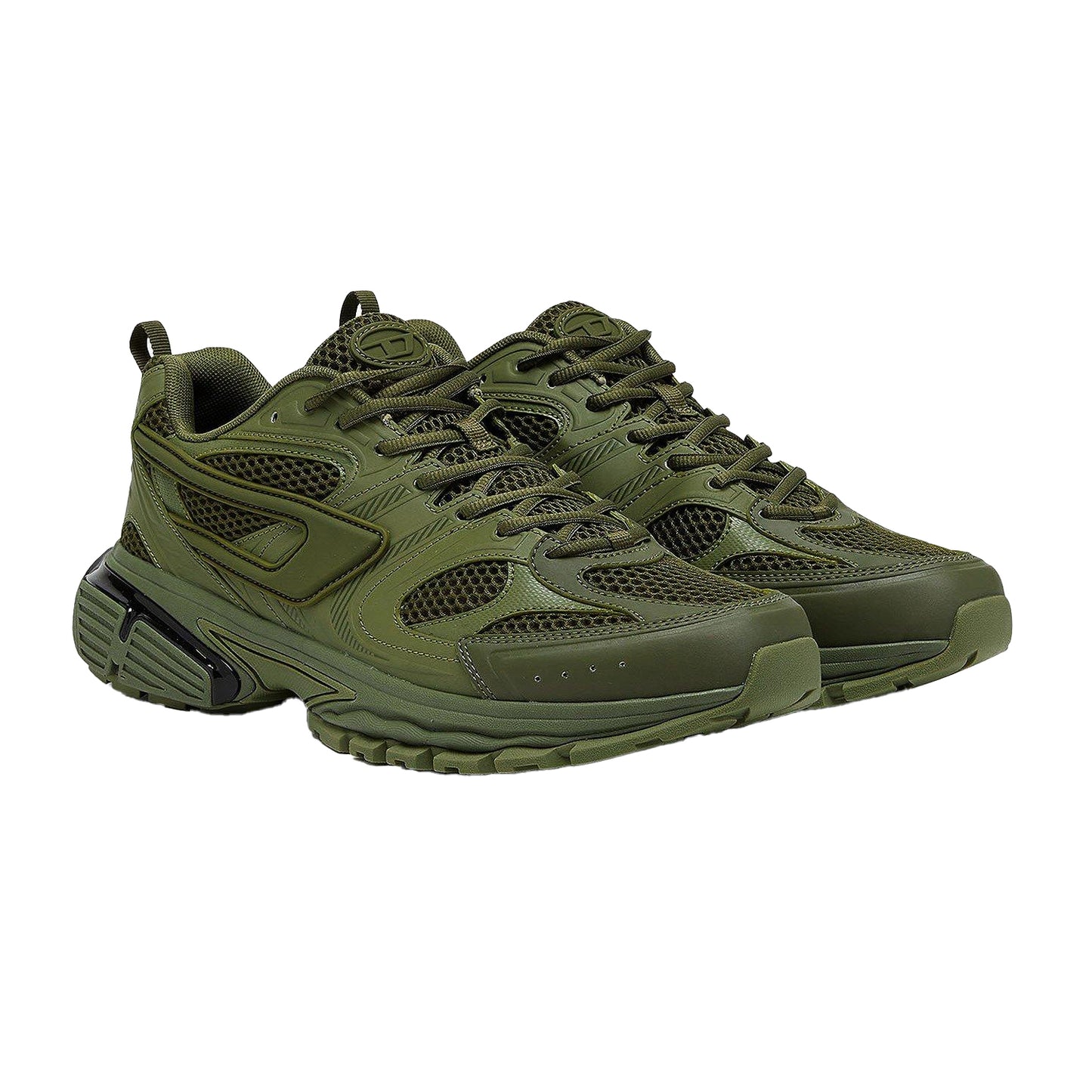 Lilypad Green - Lifestyle - Diesel Mens S-Serendipity Pro-X1 Athletic Mesh Chunky Sole Trainers
