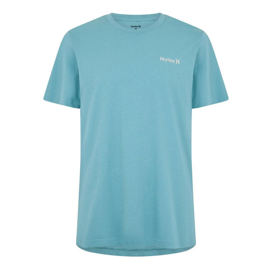 Teal - Front - Hurley Mens Logo T-Shirt