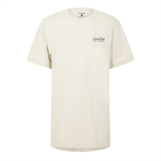 Cream - Front - Hurley Mens Beer Run T-Shirt