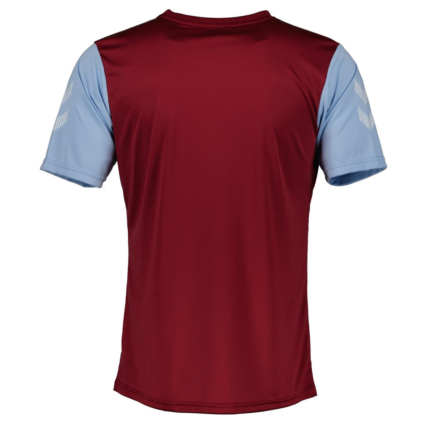 Maroon - Back - Hummel Childrens-Kids Logo Crew Neck Match T-Shirt