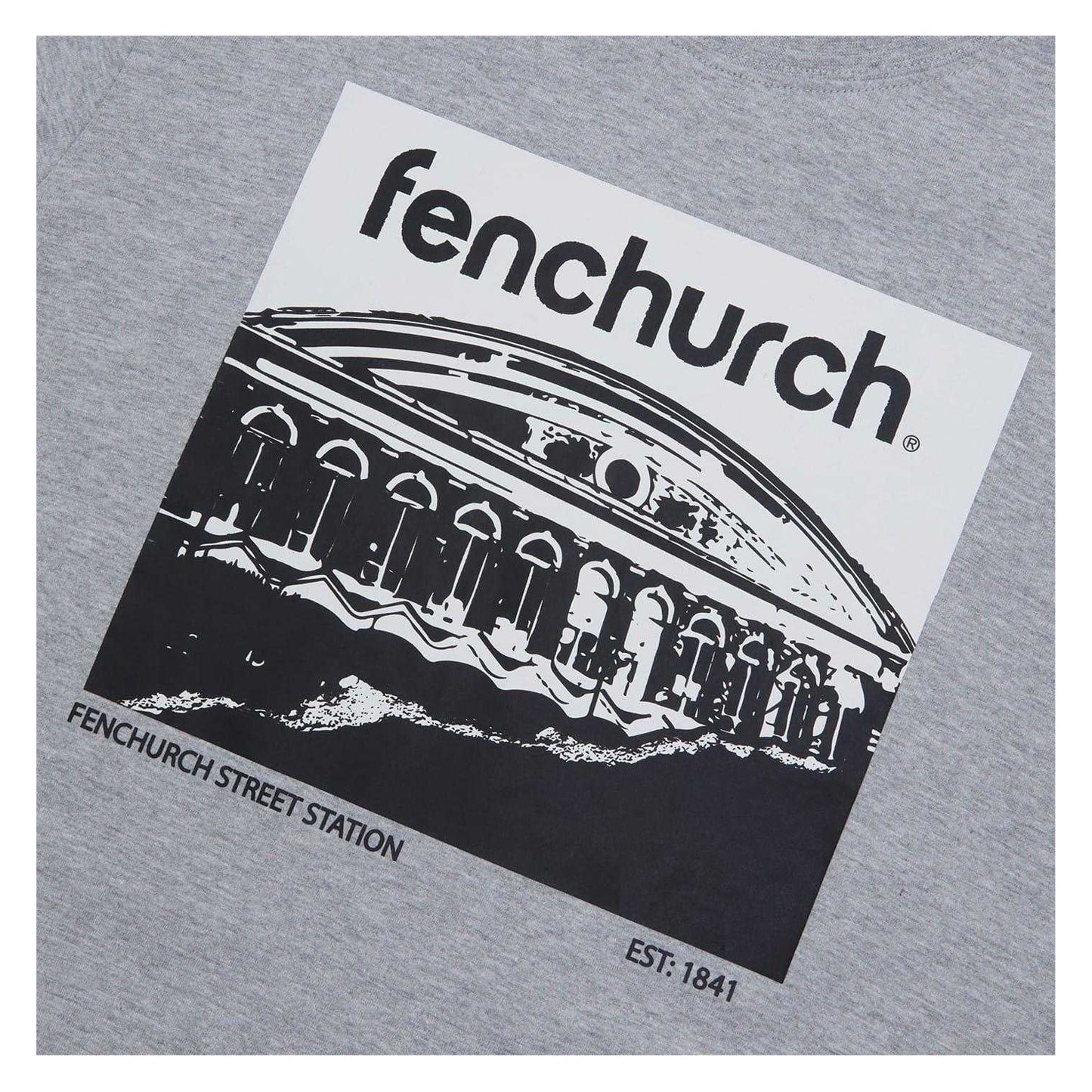 Grey Marl - Side - Fenchurch Mens Philpot Long-Sleeved T-Shirt