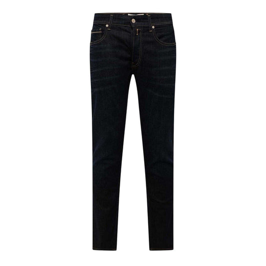 Blue - Front - Replay Mens Grover Cotton Straight Jeans