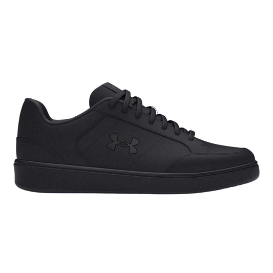 Triple Black - Front - Under Armour Mens Official Leather Shoes