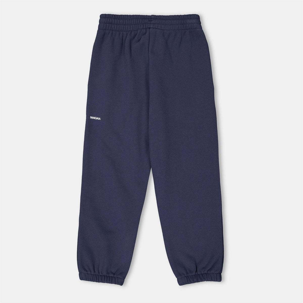 Navy Blue - Back - Pangaia Childrens-Kids 365 Cotton Logo Jogging Bottoms