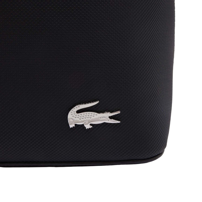 Black - Pack Shot - Lacoste Naos Pique Waist Bag